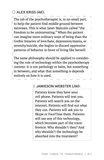 Issue 1: Intelligence